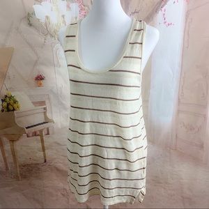 MARELLAl Sport Striped Linen Tank